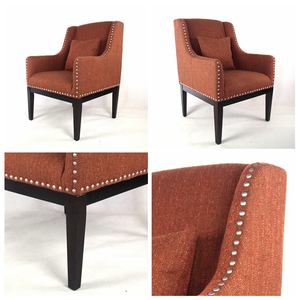 Más cómodo lado acento lectura roja <span class=keywords><strong>de</strong></span> tela sillas para la venta - Product Image 2