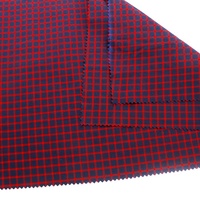 Rouge à carreaux coton textile 100% coton tissu pour chemise