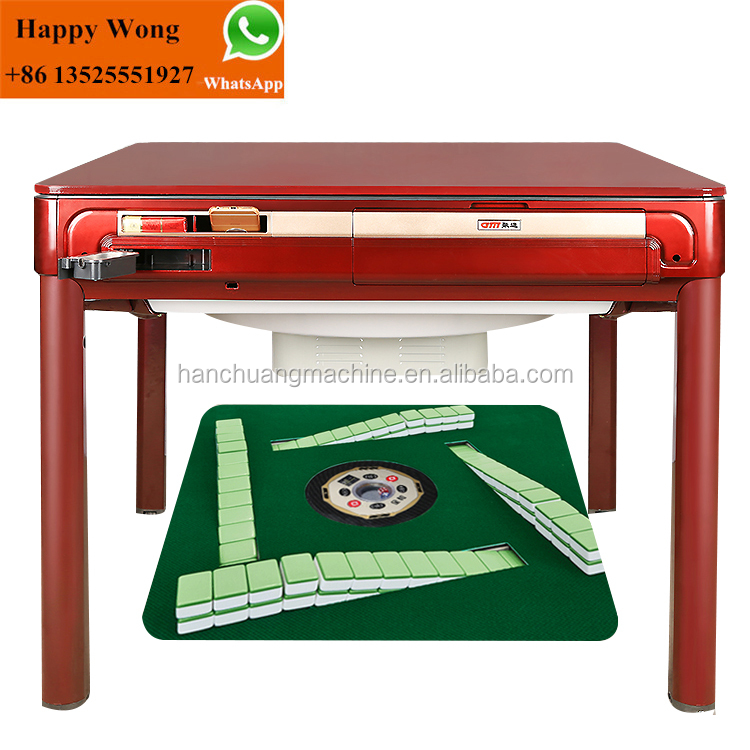 Automatic mahjong table with USB and cup seat