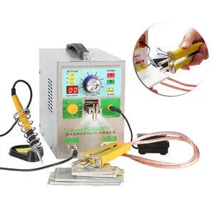 4 IN1 Mig Pulse Battery Spot Welder Machine 709AD + 18650 14350 Battery Pack