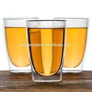 Vente chaude classique sans poignée tasse de café expresso en verre transparent fait à la main - Product Image 3