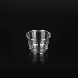 <strong>240ml</strong> 8oz pet disposable <strong>cup</strong> plastic clear smoothie <strong>ice</strong> <strong>cream</strong> <strong>cup</strong> printing logo for dome lid flat lid - Product Image 3