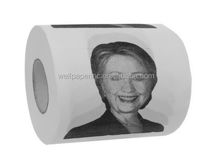 2ply/3ply altamente coleccionables novedad Hillary Clinton papel higiénico rollo caja de 100 - Product Image 4