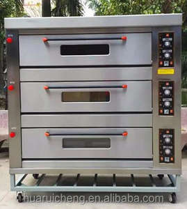 Four à <span class=keywords><strong>gaz</strong></span> commercial à usage intensif à 3 étages et 6 plateaux pour boulangerie - Product Image 6