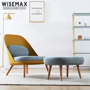 WISEMAX Einfaches Design kommerzieller Einzels ofa stuhl Wohnzimmer bequemer Freizeit-Chaiselongue mit Ottomane