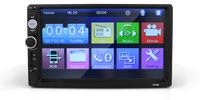 Reproductor Multimedia para Auto de 7 Pulgadas con Pantalla Táctil, Radio para Auto MP5, SD/FM/MP4/USB/AUX/BT, Audio para Auto