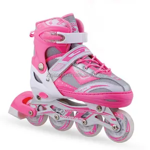 Goalguns GX-9007 patins de rodas inline com pisca profissional, patins inline da velocidade e da roda de pu para crianças