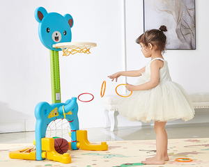 Feelkids <span class=keywords><strong>Panier</strong></span> de <span class=keywords><strong>basket</strong></span>-ball réglable pour bébé en plastique, <span class=keywords><strong>petit</strong></span>, pour l'intérieur, avec porte de football et support pour ballon, pour les enfants de 1 à 8 ans - Product Image 6