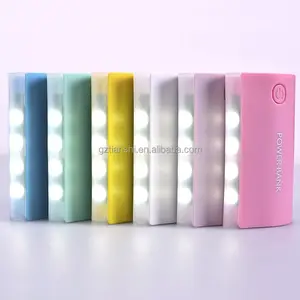 Fabbrica all'ingrosso caricatore mobile usb power bank 5600mah con piena capacità, super veloce caricatore per cellulare/emergenza durevole