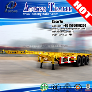 Durable MSK naviera transporte <span class=keywords><strong>de</strong></span> ganso cuello <span class=keywords><strong>de</strong></span> Tres ejes <span class=keywords><strong>Remolque</strong></span> Esqueleto contenedor <span class=keywords><strong>de</strong></span> $ number pies - Product Image 5