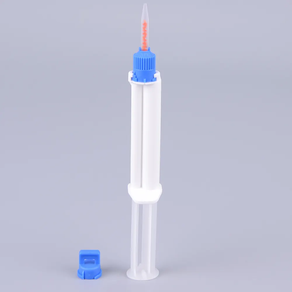 CE Approved 35% Hydrogen Peroxide Teeth Whitening Gel Dual Barrel Syringe OEM