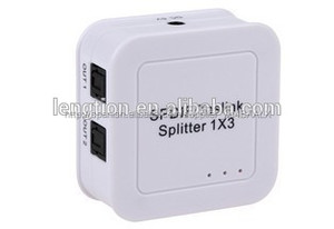 <span class=keywords><strong>Spdif</strong></span> / Toslink de Audio Digital óptica 1 x 3 divisor LPCM2.0 / DTS / Dolby-AC3 <span class=keywords><strong>Mini</strong></span> nuevo - Product Image 1