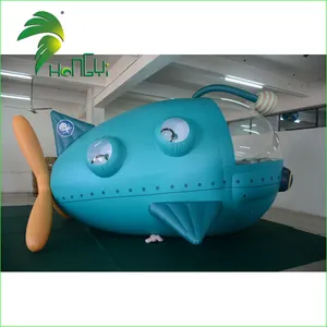 New Design Customized Air Tethered Blimp, RC Inflatable Spacecraft Zeppelin, Dirigible Airship RC With Gondola