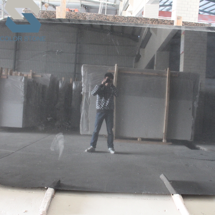 Высококачественная Полированная 20 мм Толстая китайская черная гранитная плита черного цвета shanxi