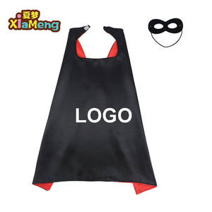 Costume avec logo imprimé en satin pour enfants, double couche, personnalisé, <span class=keywords><strong>super</strong></span> héros, 70x70cm, 10 pièces - Product Image 5