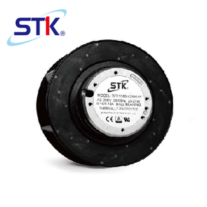 พัดลมแบบแกนหมุน133*80มม. 110V 230V AC พลาสติก ODM ได้รับการรับรอง OEM 3500รอบต่อนาทีสำหรับการสกัดในอุตสาหกรรม - Product Image 1