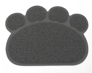 Waschbar Pfote Form PVC Hund Katze Sand Matte Non-slip Katzenstreu Matte - Product Image 2