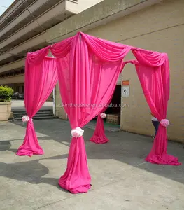 Suporte de fundos para eventos decoração do pilar do mandap do casamento