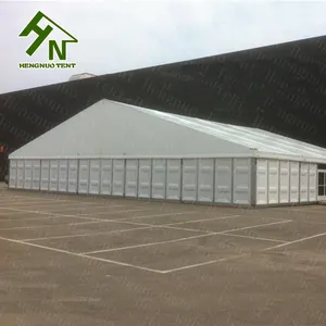 低コスト100m防水pvcとアルミニウム構造プレハブ倉庫マーキー収納テント