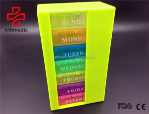 <span class=keywords><strong>2025</strong></span> Athmedic Cấp Thực Phẩm Hàng Tuần Riêng Biệt 21 Ngăn Trường Hợp Ngày Mới Ngăn Kéo Thuốc Tổ Chức Hộp Trường Hợp - Product Image 2