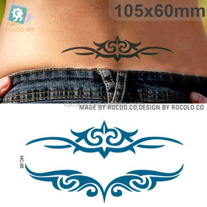 Autocollants de tatouage temporaire imperméables HC-95 pour hommes et femmes, peinture corporelle, tatouage sexy pour la taille, l'épaule, faux tatouage Harajuku, tatouage <span class=keywords><strong>flash</strong></span> - Product Image 2
