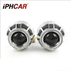 IPHCAR批发价M99 2.5英寸发光二极管光导天使眼hid双氙投影仪镜头发光二极管光环套件改装