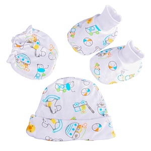2019 di Promozione 3-Pezzi Set Sveglio Appena Nato Del Bambino Stivaletti Guanti Bambino Caldo Cap - Product Image 4