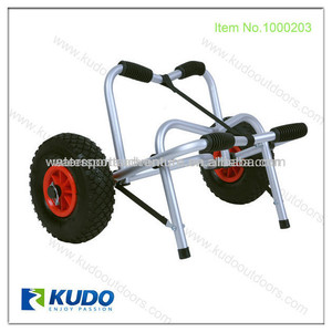 तह एल्यूमीनियम दो पहिया हाथ ट्राली नाव गाड़ी - Product Image 2