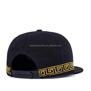 Mũ Hip Hop thêu logo tùy chỉnh OEM, chất lượng cao, kiểu dáng cổ điển 5 tấm, mũ snapback trơn - Product Image 3