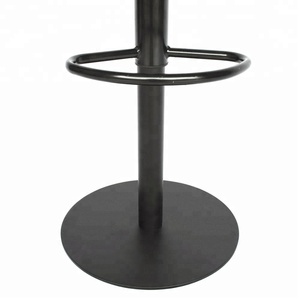 Tabouret de bar en métal <span class=keywords><strong>noir</strong></span> avec revêtement en poudre, pièces de mobilier de bureau bien moulées, pour chaise de <span class=keywords><strong>bistrot</strong></span> - Product Image 4