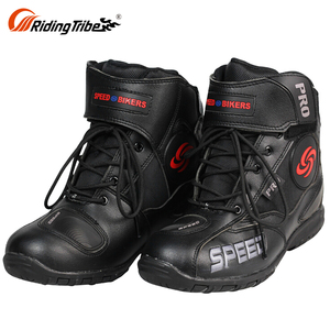Vintage cuero utilizado urbana para hombre biker Triumph motocicleta tradicional botas - Product Image 1