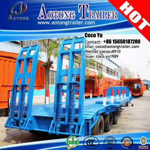 China Alta calidad Multiusos heavy duty 40ton-120ton góndola Semirremolque lowbed Camión <span class=keywords><strong>De</strong></span> Servicios <span class=keywords><strong>de</strong></span> <span class=keywords><strong>Carga</strong></span> - Product Image 2