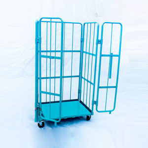 कस्टम तह बल्क कार्गो परिवहन गाड़ी संयंत्र परिवहन धातु ट्राली - Product Image 4