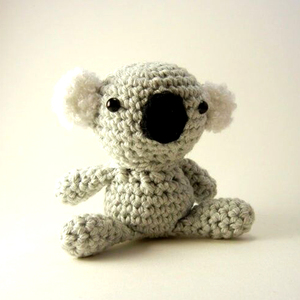 Gros doux bébé jouet en peluche tricoté ours en peluche crochet poupée animaux - Product Image 4