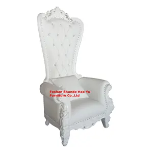 Pas cher mariage chaise de trône de roi et reine chaise de trône