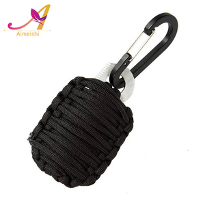 Cordón acampar al aire libre mosquetón firestarter survival kit KIT DE PESCA paracord supervivencia llavero - Product Image 2