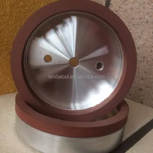 Roue de meulage pour machine à bord de verre, 1 pièce, en forme de tasse