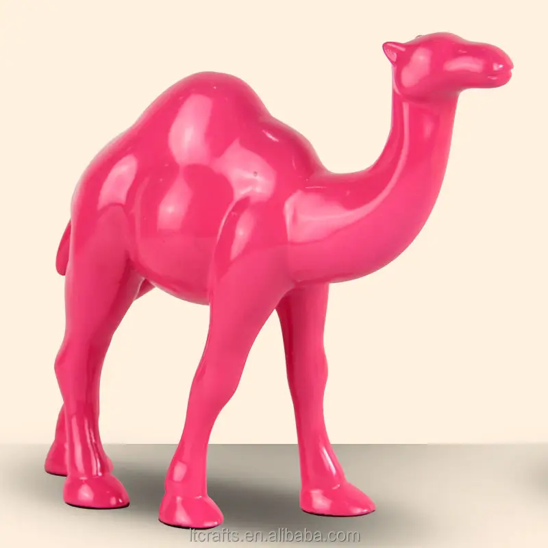 Resina decorativa personalizada pequena camel estatuetas