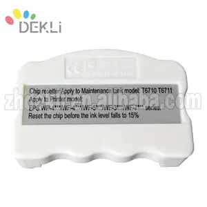 T6710 T6711 Bảo Trì Chip Resetter Tank Cho Epson WP-4530 WP-4540 WP-4511 WP-4531 WP-4015 WP-4025 WP-4525 Máy In