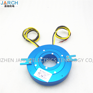 Elektrik kayma halkası verici döner elektrik güç kayma halkası düz delik boyutu 100mm - Product Image 5