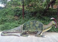 Parc De Fiber De Verre d'équipement de divertissement Dinosaure banc