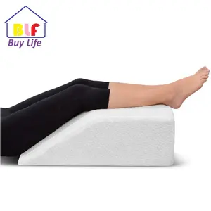 Mousse à mémoire De forme Pour Surélever les Jambes Trapèze Wedge Oreiller