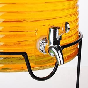 Demijohn de vidro pintado à mão com toque pj27 - Product Image 2