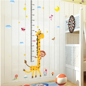 Etiqueta engomada barata de la <span class=keywords><strong>pared</strong></span> etiqueta engomada del papel pintado Animal de la altura para los niños - Product Image 5