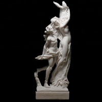 Décorations d'extérieur grandeur nature en marbre blanc Sculptures romaines d'Apollon et de Daphné Garantie 1 an