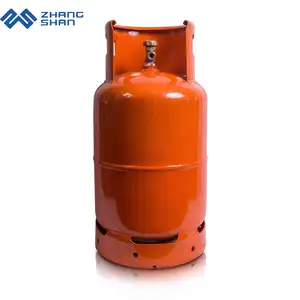 Zhangshan Cocina doméstica 12,5 kg LPG Propano Butano Gas Cilindro Tanque Botella para Haití Dominica Costa Rica Puerto Rico