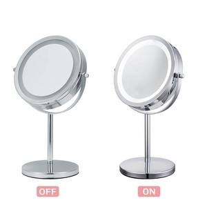 LED <strong>Lighted</strong> Vanity Makeup <strong>Mirror</strong> 7 Inch Battery Operated Beauty <strong>Magnifying</strong> <strong>10X</strong> Desktop <strong>Mirror</strong> Daily Makeup Personal Beauty Care - Product Image 5
