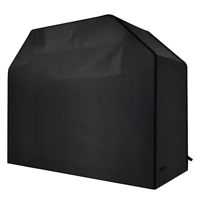 Copertura decorativa personalizzata all'ingrosso griglia rotonda tagliafuoco fumatore BBQ impermeabile scatola marrone nera moderna plastica coperchi Gas