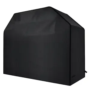 Vente en gros, couvercle décoratif personnalisé rond pour gril, foyer, fumoir, barbecue, couvercle étanche, boîte marron noir, couvercles de gaz modernes en plastique