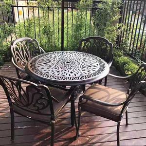 Al aire libre muebles de jardín de hierro fundido <span class=keywords><strong>bistro</strong></span> mesa y silla - Product Image 2